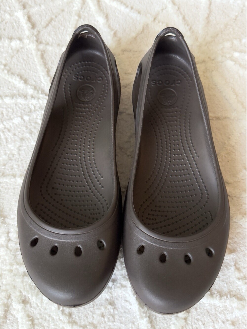 Crocs Kadee Women's Size 10 Flats Slip-On Brown